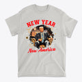 New Year New America Freedom Design graphic tee celebrating national renewal and liberty principles.