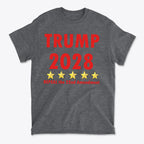 2028 Repeal 22nd Amendment Trump graphic t-shirt featuring bold text and stars.