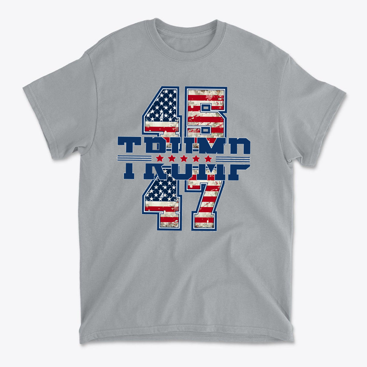Stars And 45 47 Trump USA Pride Graphic Shirt