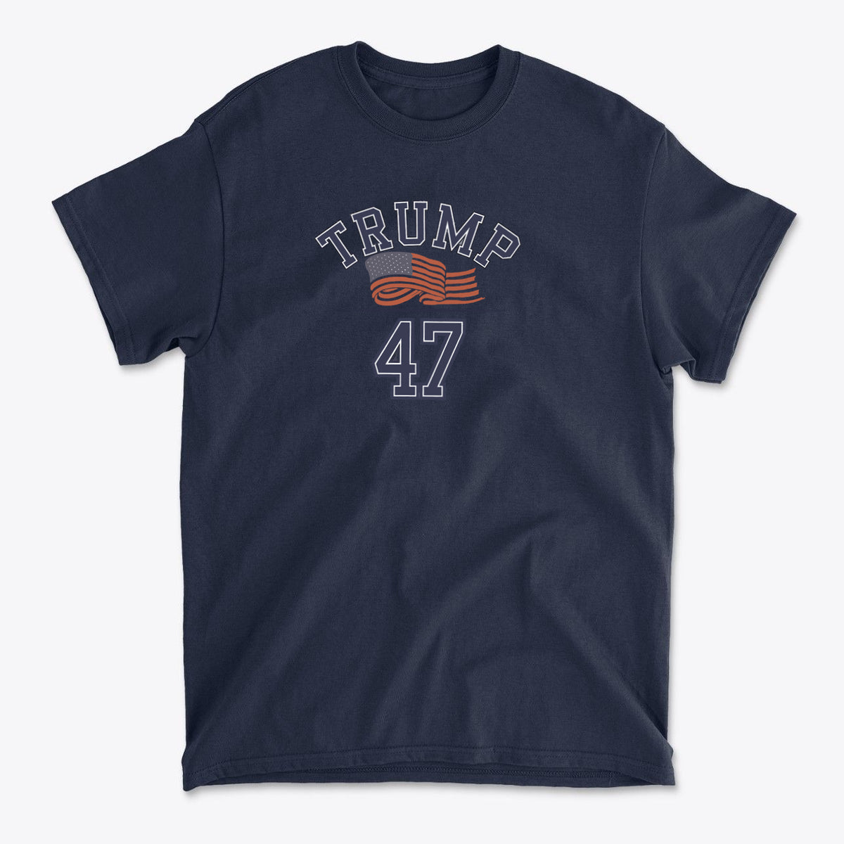 47 American Flag Trump Bold Patriotic Tee Shirt