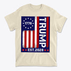 American Flag 1776 Est 2028 Trump Supporter Shirt