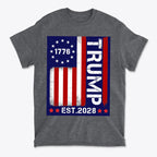 American Flag 1776 Est 2028 Trump Supporter Shirt