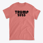 Trump 2028 Black Letters Patriotic Graphic T Shirt