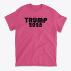 Trump 2028 Black Letters Patriotic Graphic T Shirt