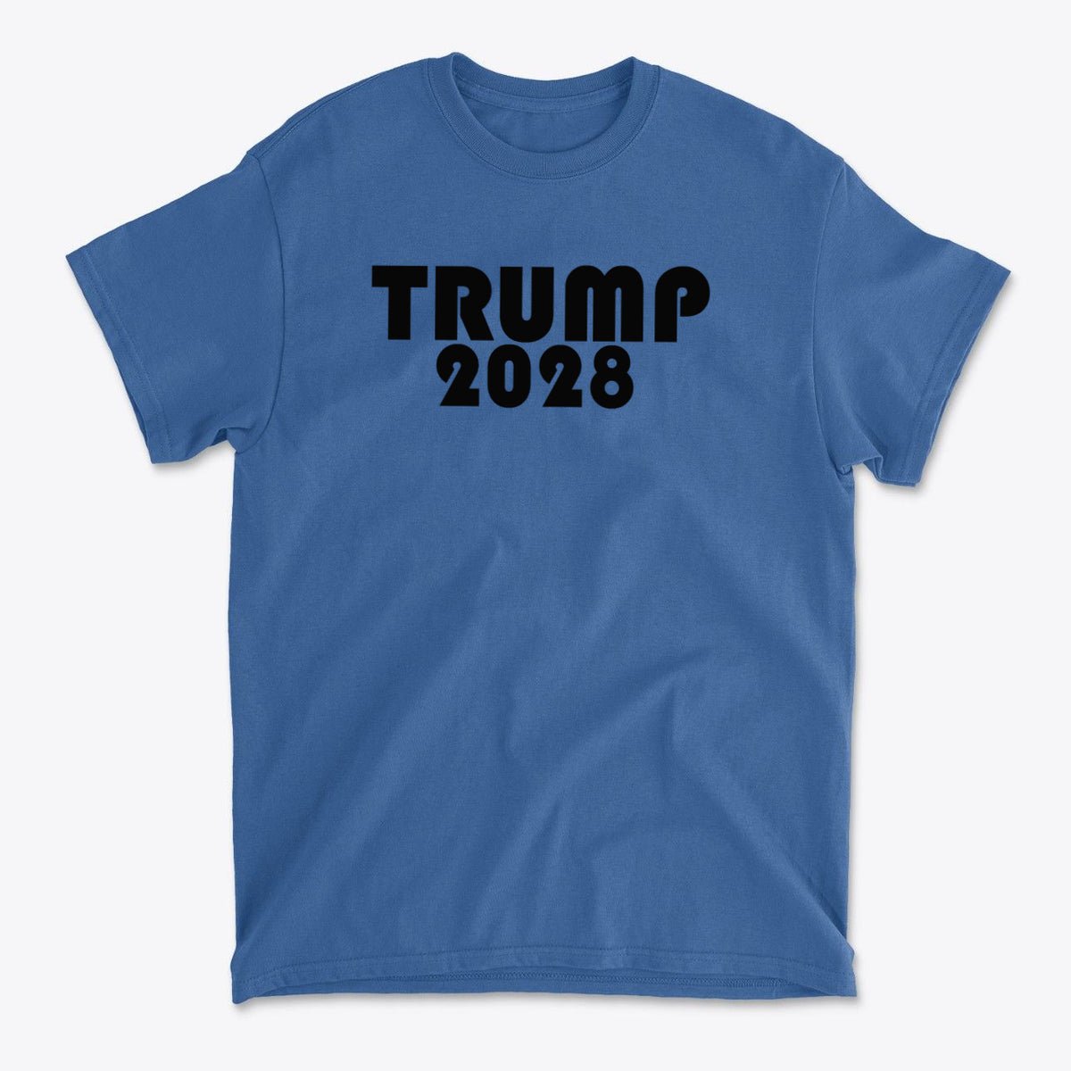 Trump 2028 Black Letters Patriotic Graphic T Shirt