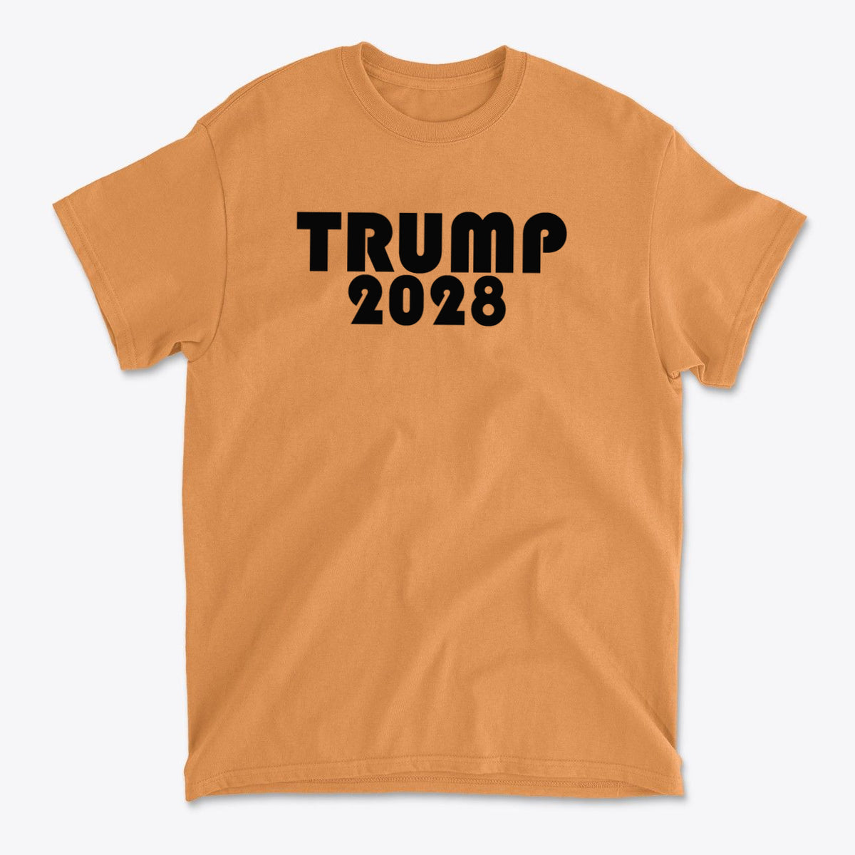 Trump 2028 Black Letters Patriotic Graphic T Shirt