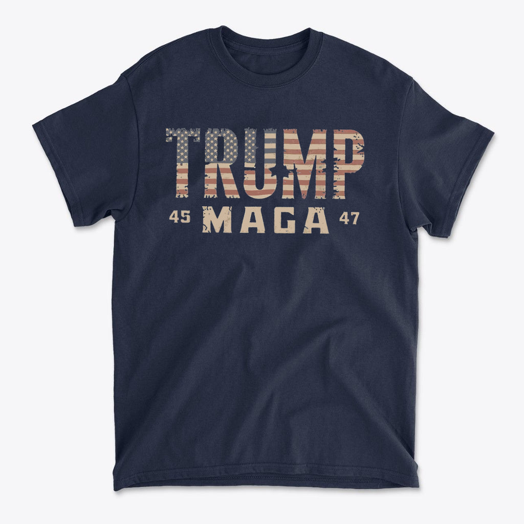 Trump 45 MAGA 47 Graphic T Shirt