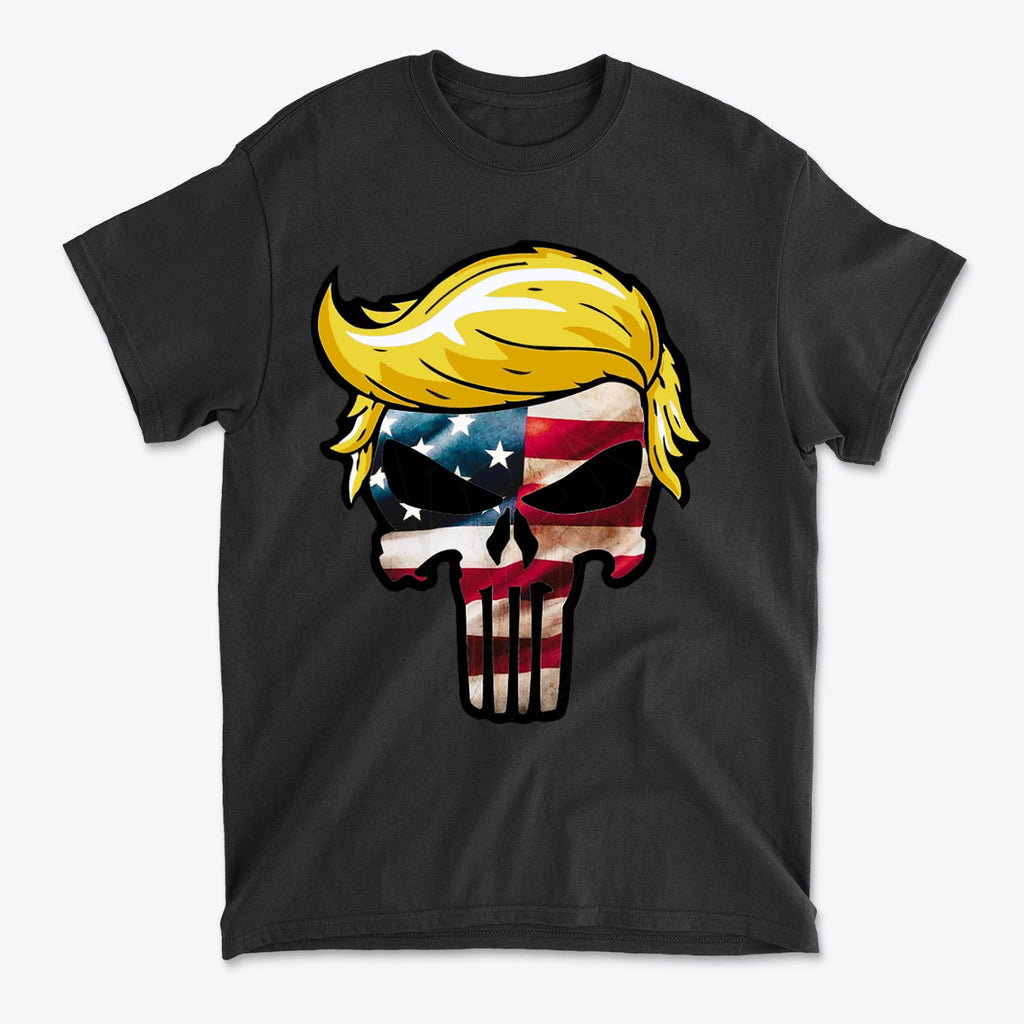 Trump Punisher In American Flag Colors