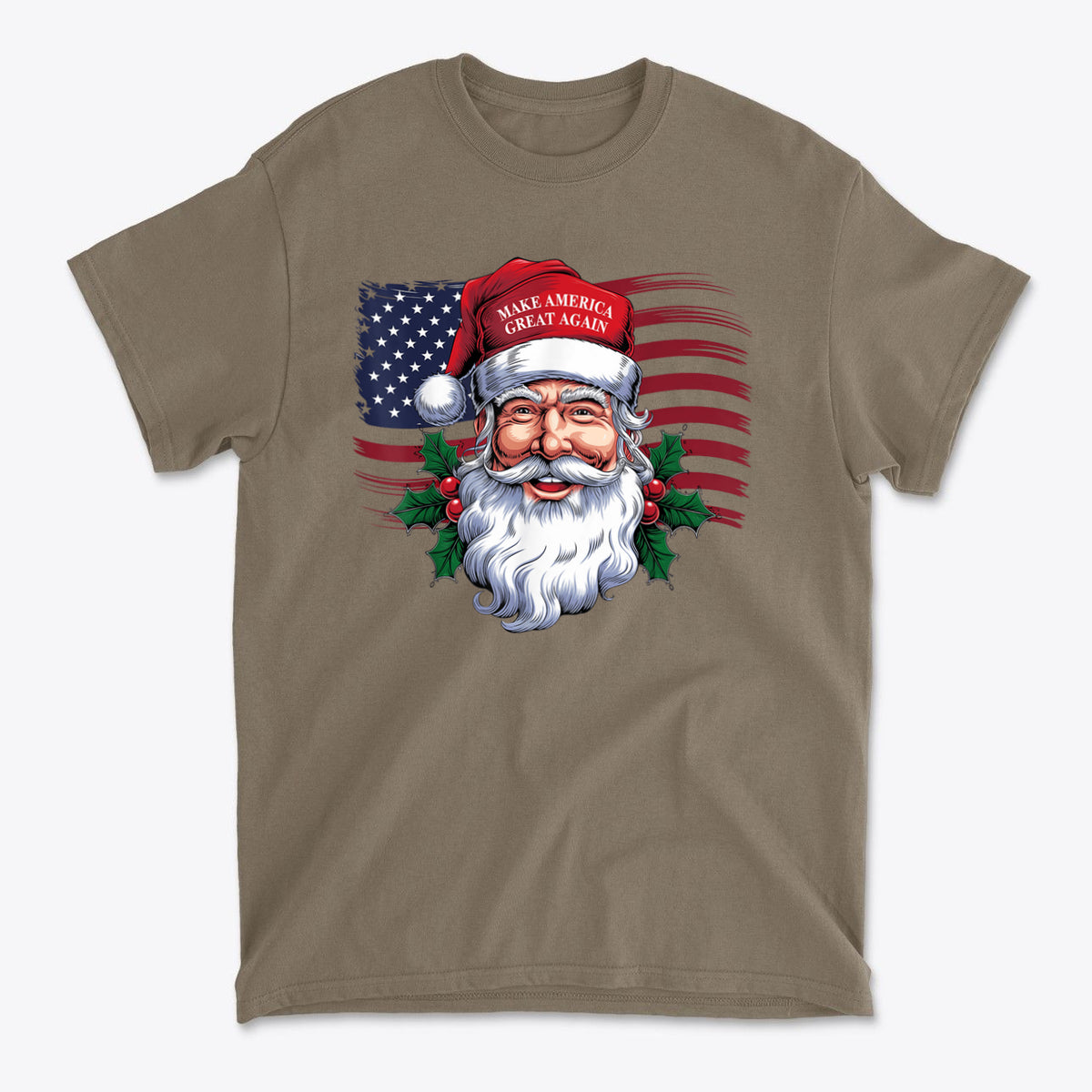 Make America Great Again Santa With MAGA Hat