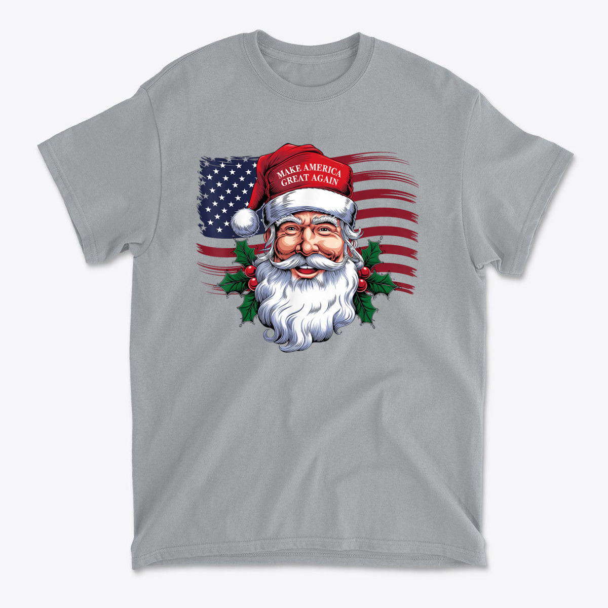 Make America Great Again Santa With MAGA Hat