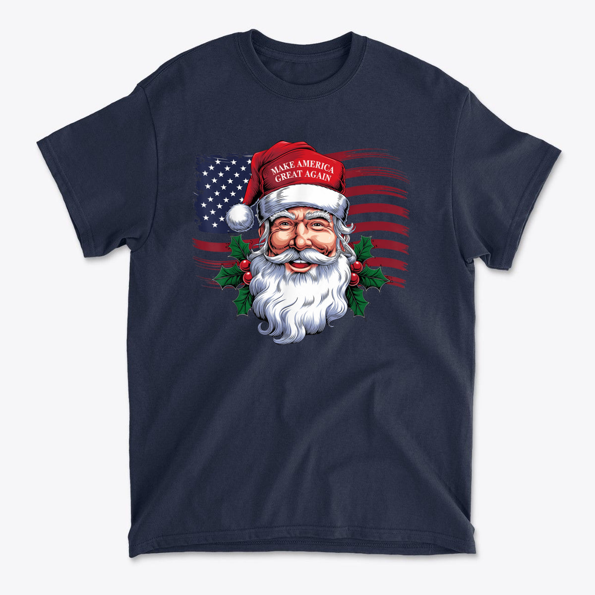Make America Great Again Santa With MAGA Hat