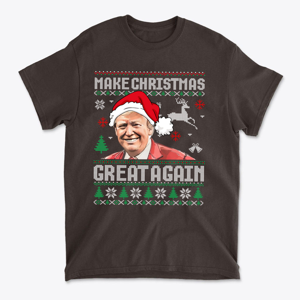 Make Christmas Great Again Holiday Graphic T Shirt