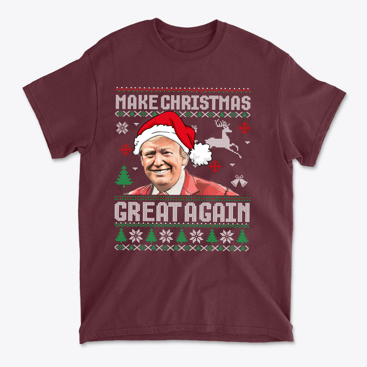 Make Christmas Great Again Holiday Graphic T Shirt