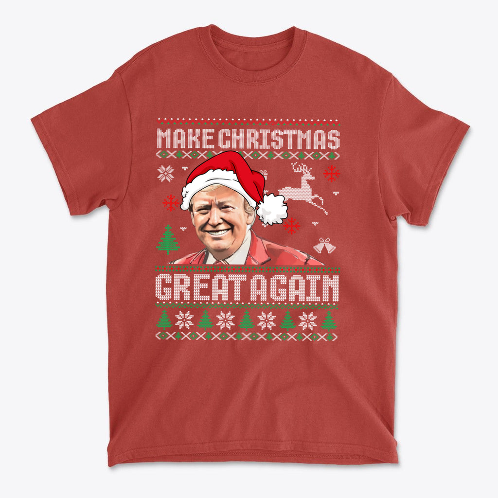 Make Christmas Great Again Holiday Graphic T Shirt