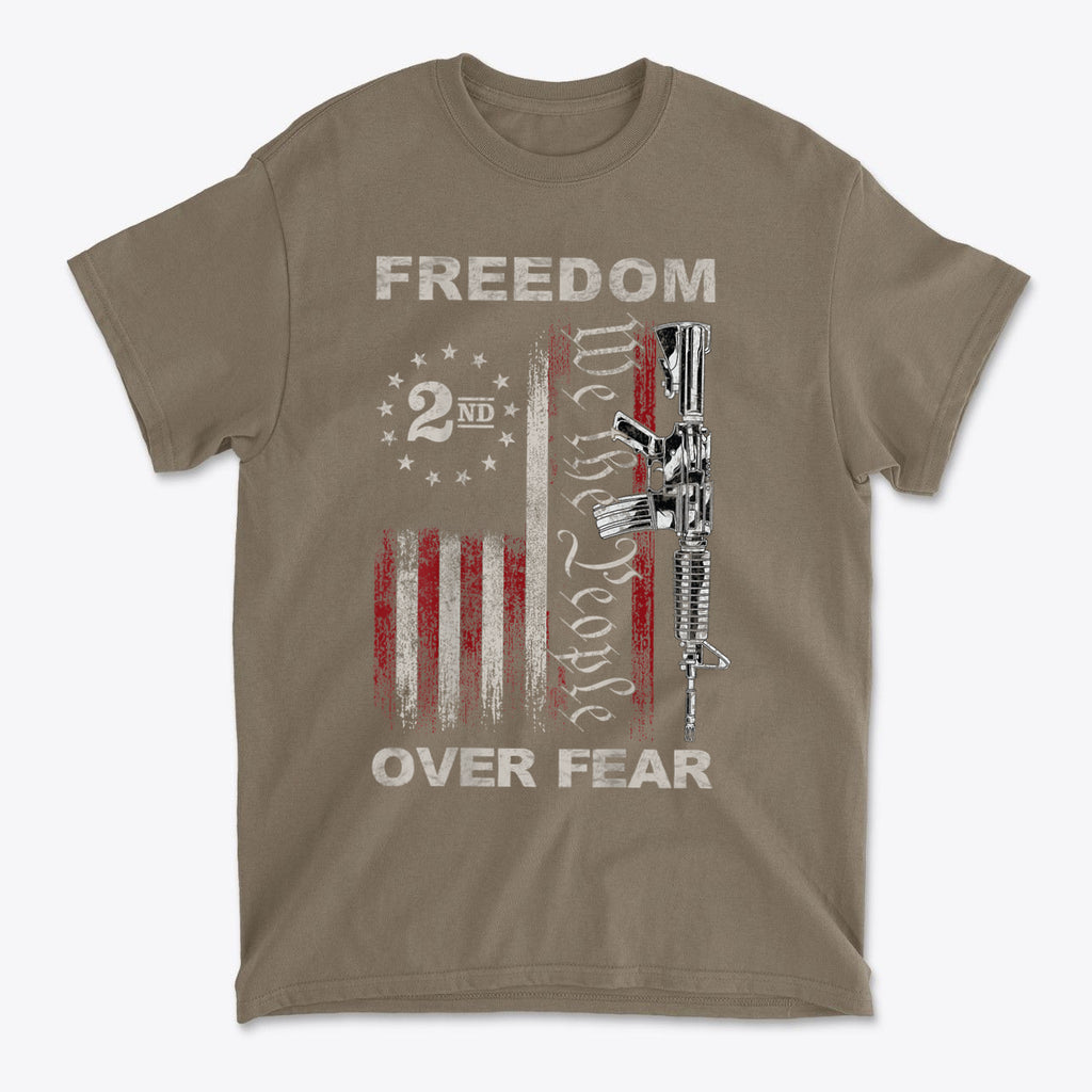 Freedom Over Fear 2nd Amendment We The People AR-15