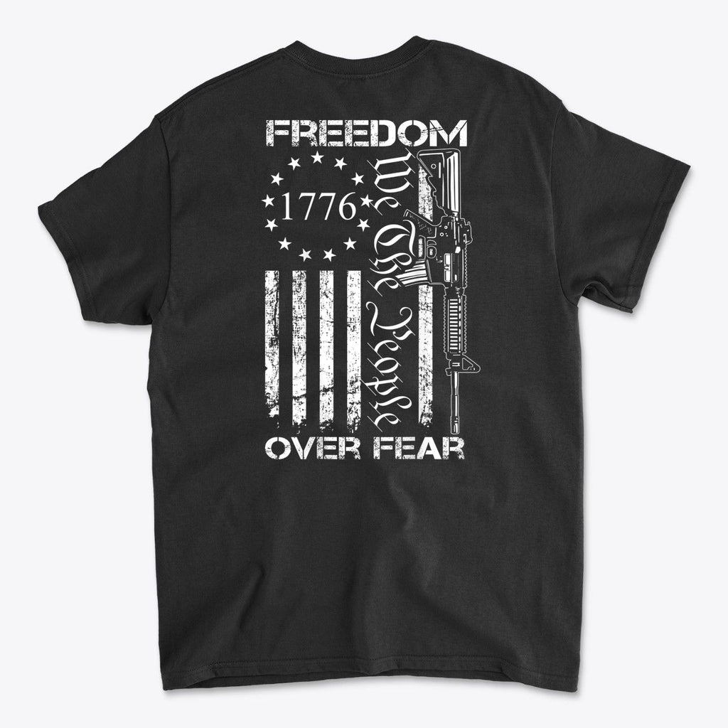 1776 Freedom Over Fear We The People Graphic T Shirt