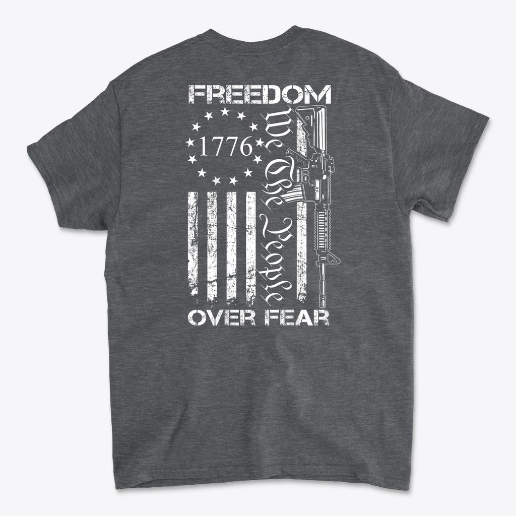 1776 Freedom Over Fear We The People Graphic T Shirt