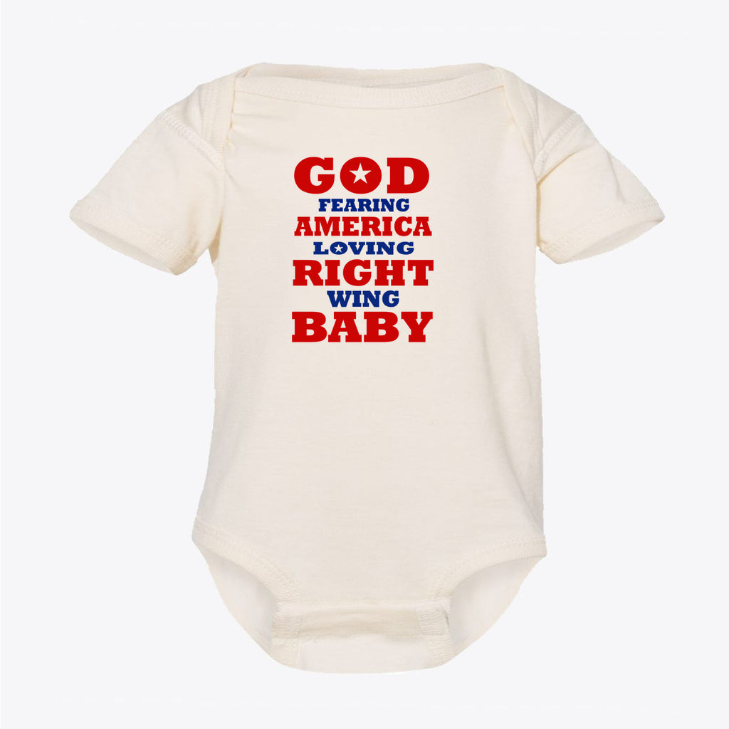 God Fearing America Loving Infant Fine Jersey Bodysuit