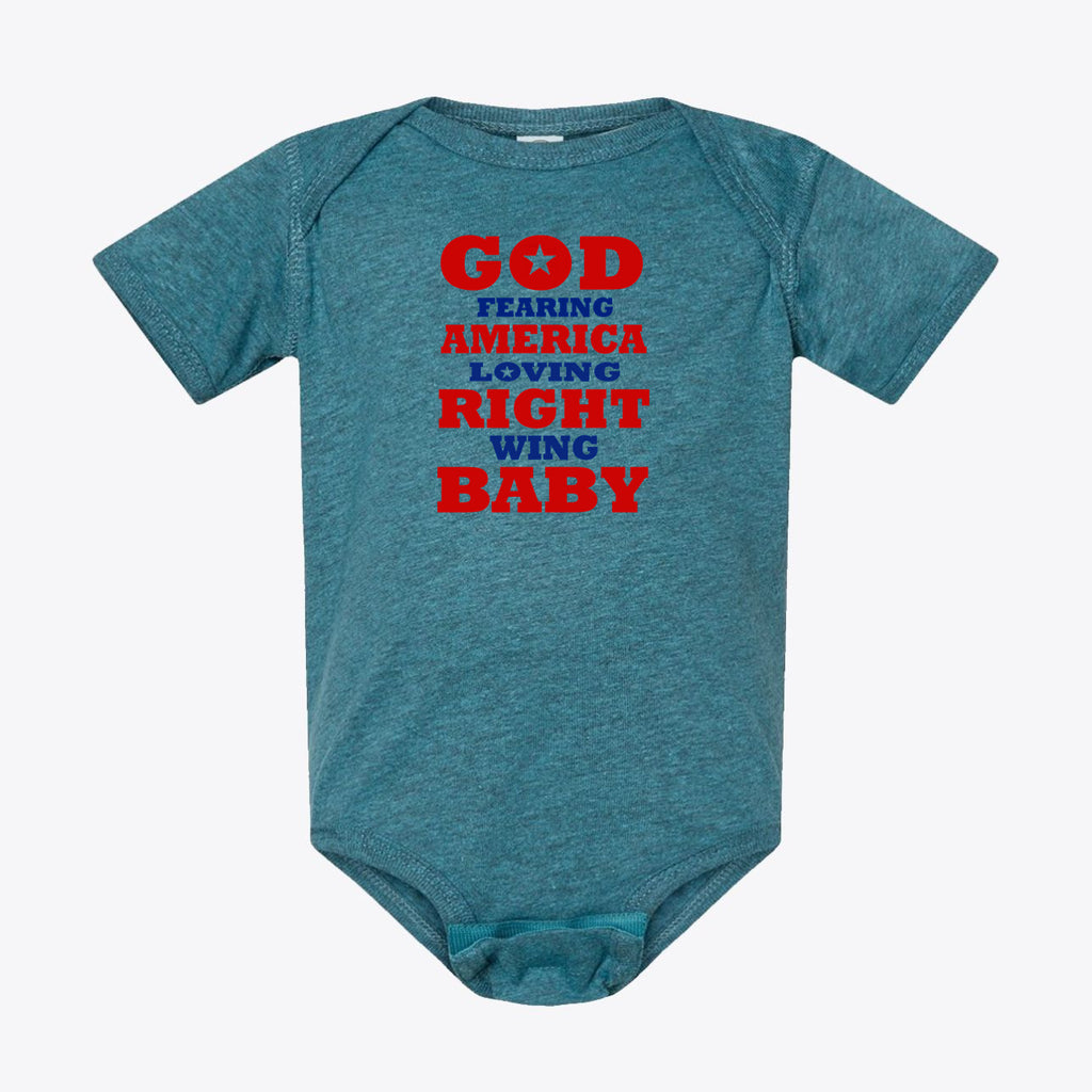 God Fearing America Loving Infant Fine Jersey Bodysuit