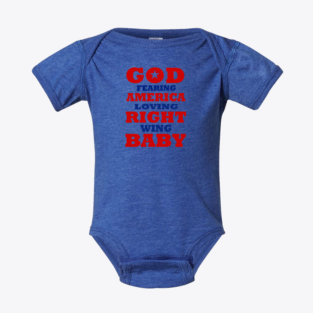 God Fearing America Loving Infant Fine Jersey Bodysuit