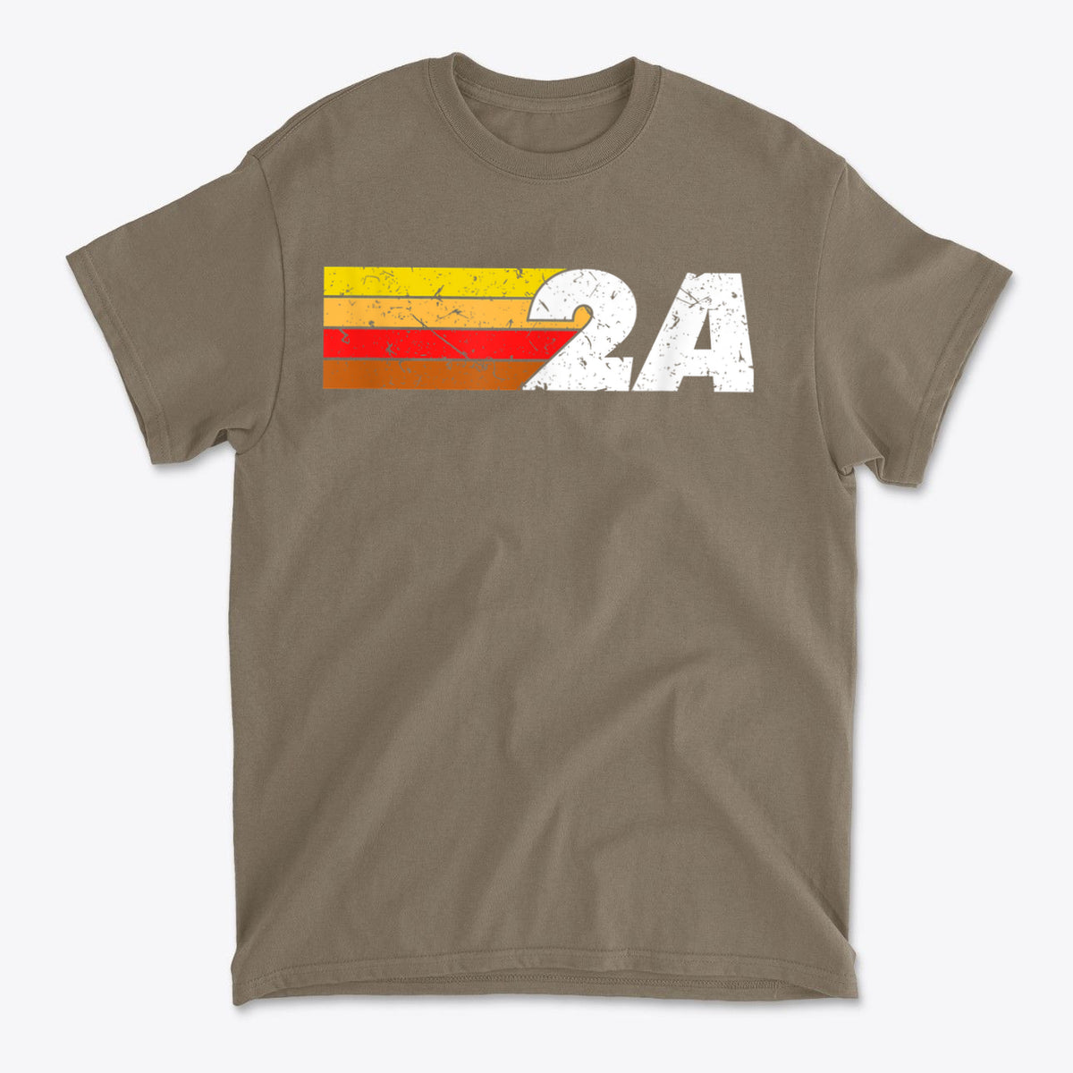 2A Strong Rights Statement Bold Casual Wear Tee