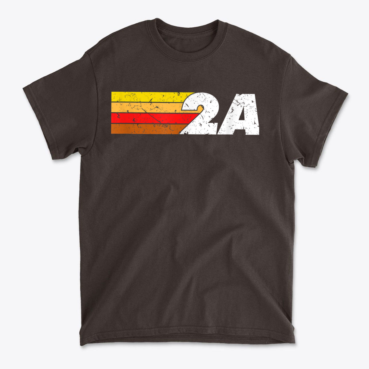 2A Strong Rights Statement Bold Casual Wear Tee