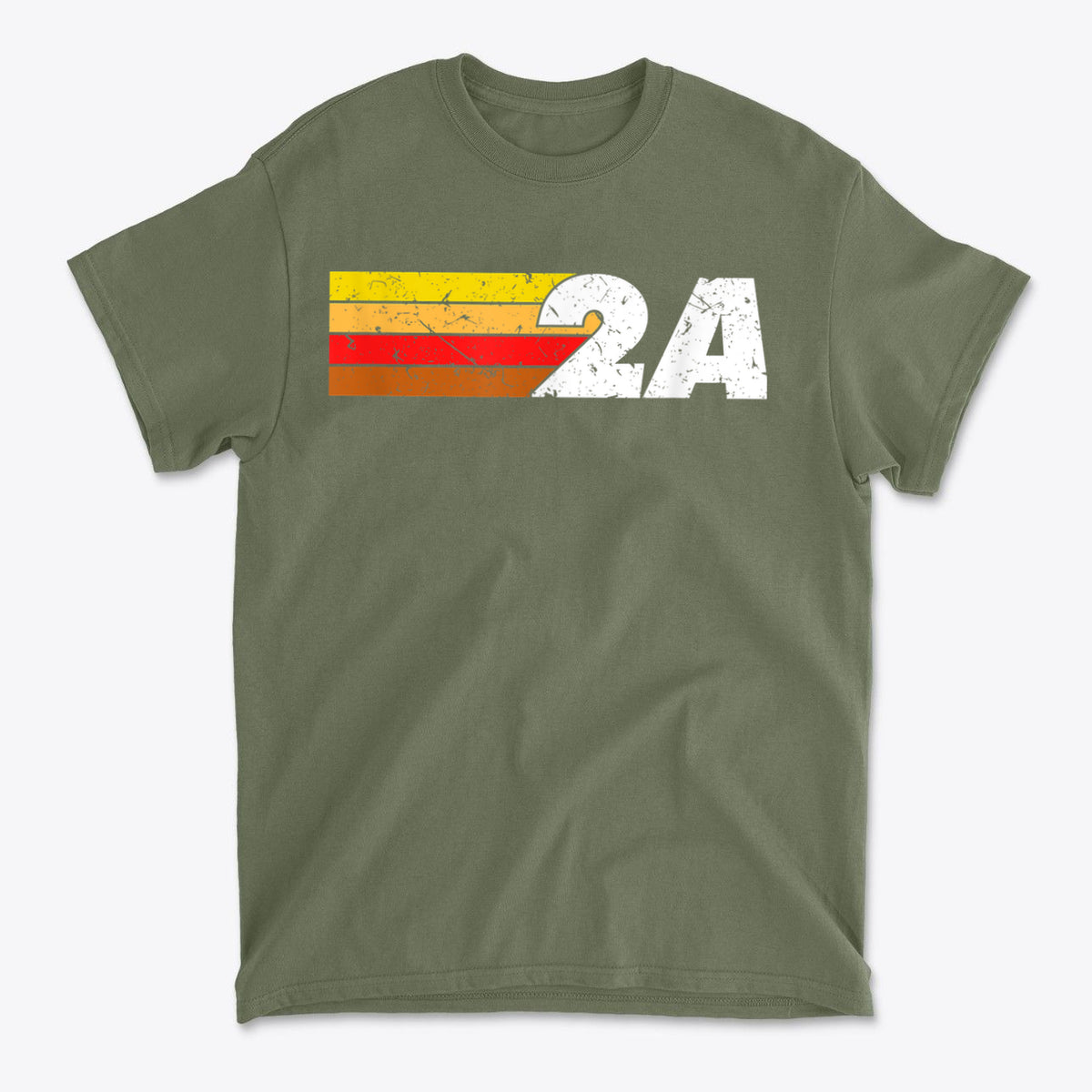 2A Strong Rights Statement Bold Casual Wear Tee