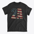2A As American Flag With AR-15