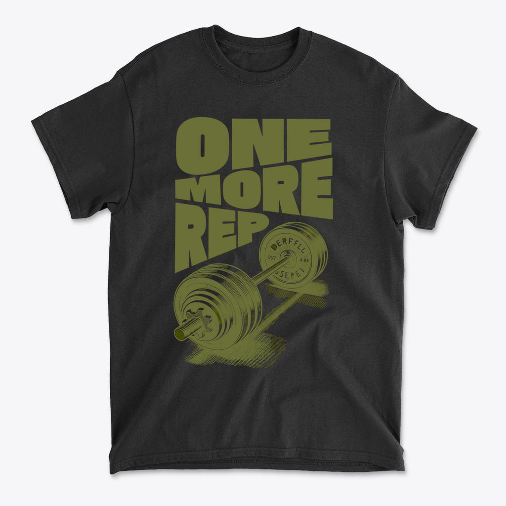 One More Rep With Barbells Strength Training Shirt