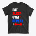 Eat Sleep Gym Repeat Fitness Motivation T-Shirt