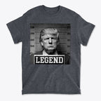 Legend Classic Bold Statement Graphic T-Shirt featuring a bold design with the word LEGEND prominently displayed.