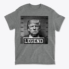 Legend Classic Bold Statement Graphic T-Shirt featuring a bold 'LEGEND' print and a striking design.