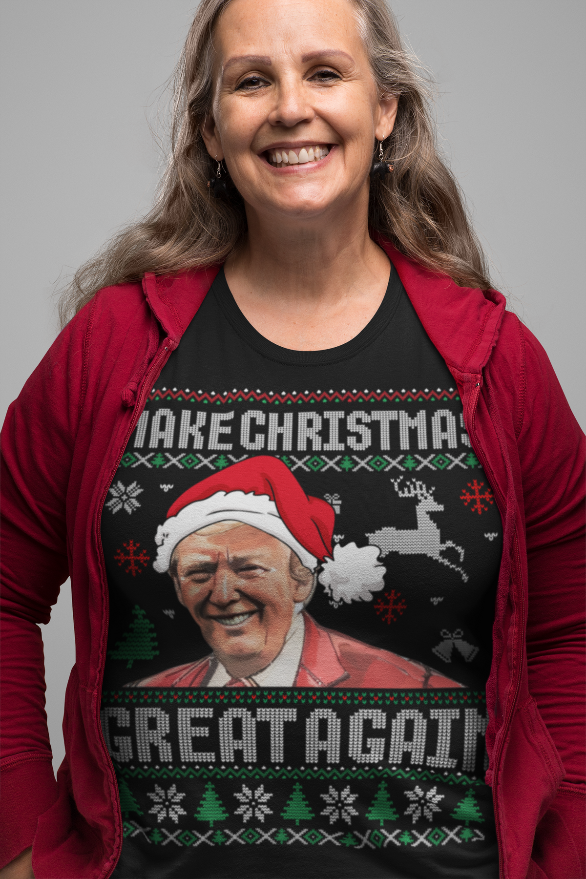 Make Christmas Great Again Holiday Graphic T Shirt