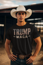 Trump 45 MAGA 47 Graphic T Shirt
