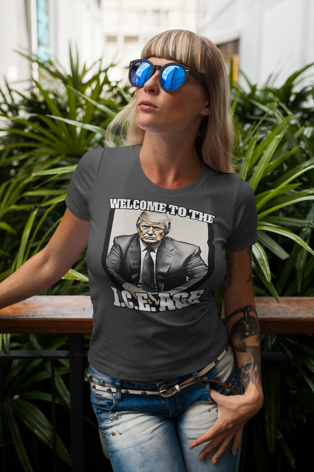 Welcome To The ICE Age Meme Style Graphic Shirt