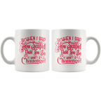 White mug with red text: 'When I Said How Stupid Could You Be It Wasn't A Challenge!', showcasing witty, sarcastic humor design.