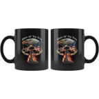 Home Of The Free Because Of The Brave Cup with eagle and American flag design, showcasing patriotic pride and respect for the military.